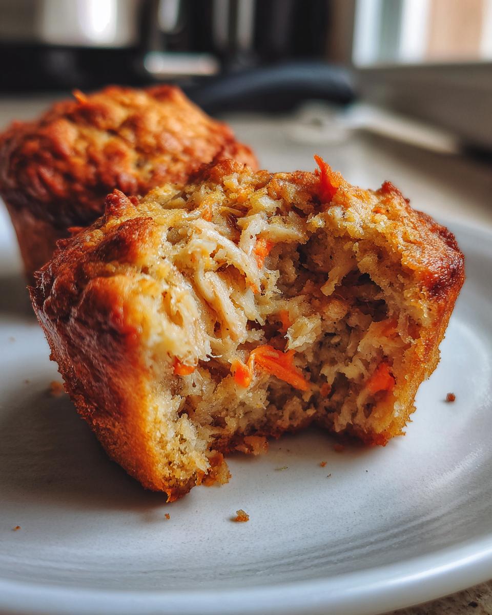Chicken and Carrot Dog Muffins - detail 2