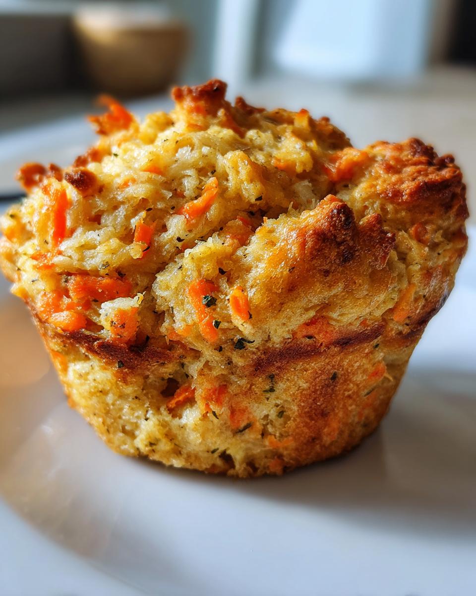 Chicken and Carrot Dog Muffins