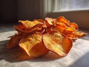 Crunchy Sweet Potato Dog Chips