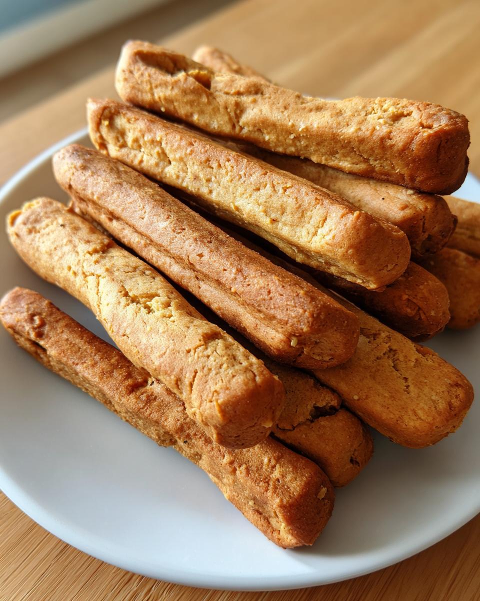 Homemade Banana and Peanut Butter Chew Stick Recipe for Dogs