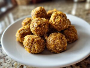 Pumpkin Oat No-Bake Dog Treats