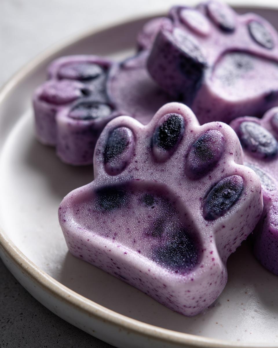 Blueberry & Coconut Triple Paw Ice Cream for Dogs
