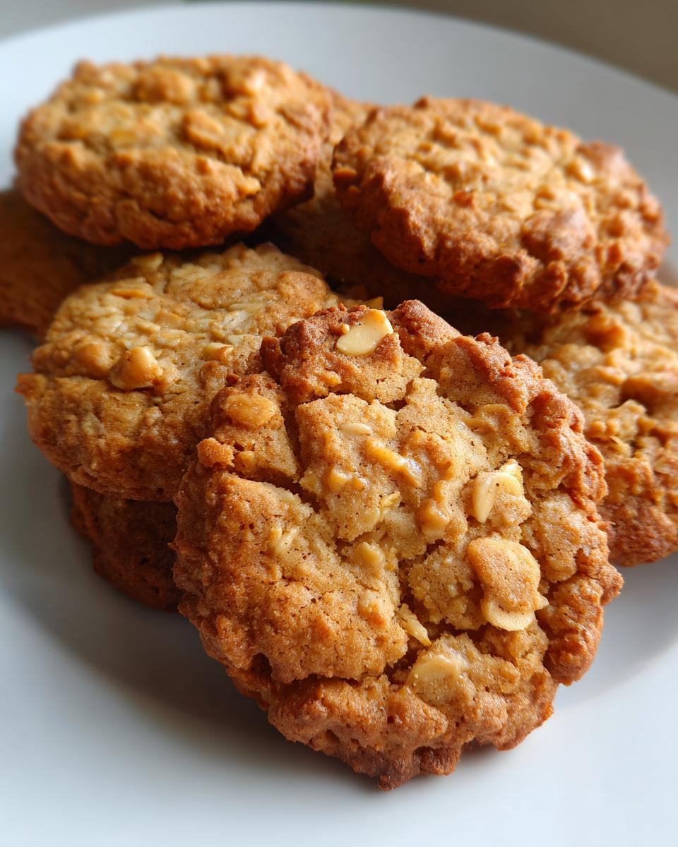 Crunchy Peanut Butter and Oat Cookies for Dogs with Banana and Flaxseed - detail 1