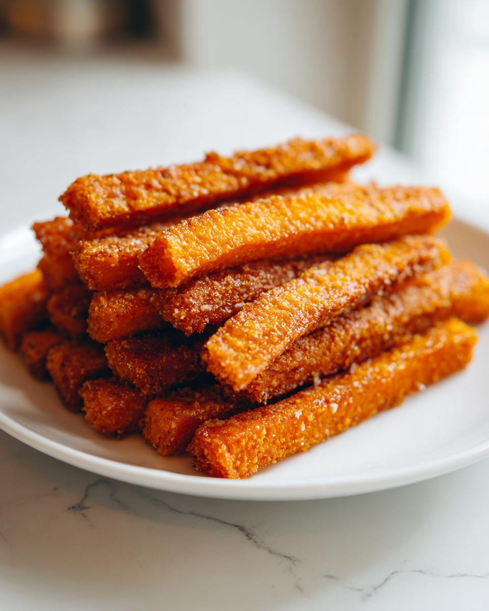 Crunchy Sweet Potato Chew Sticks for Dogs with Coconut Oil and Flaxseed