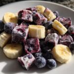 Frozen Blueberry Banana Bites for Dogs
