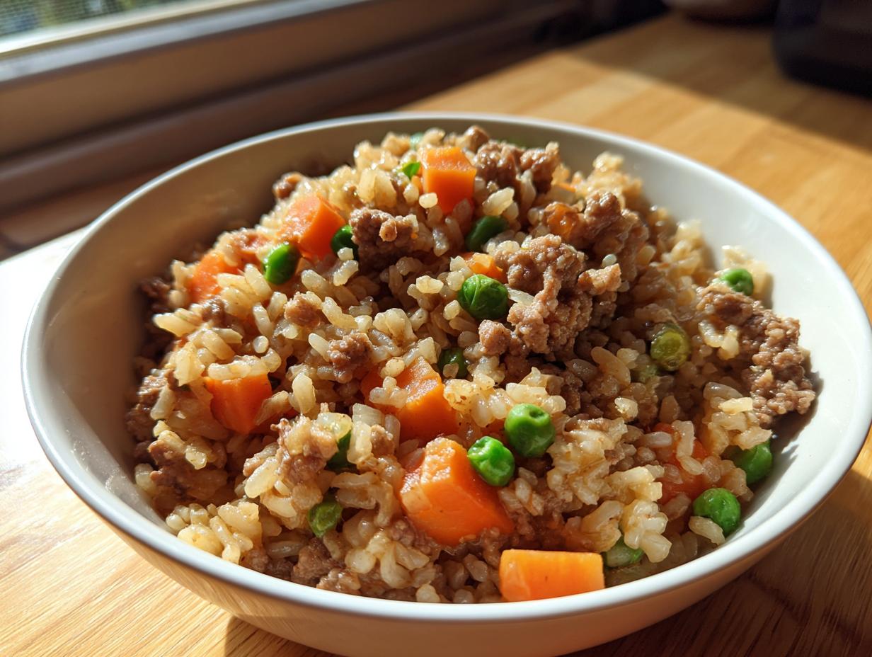 Hearty Beef & Rice Dog Meal - detail 3