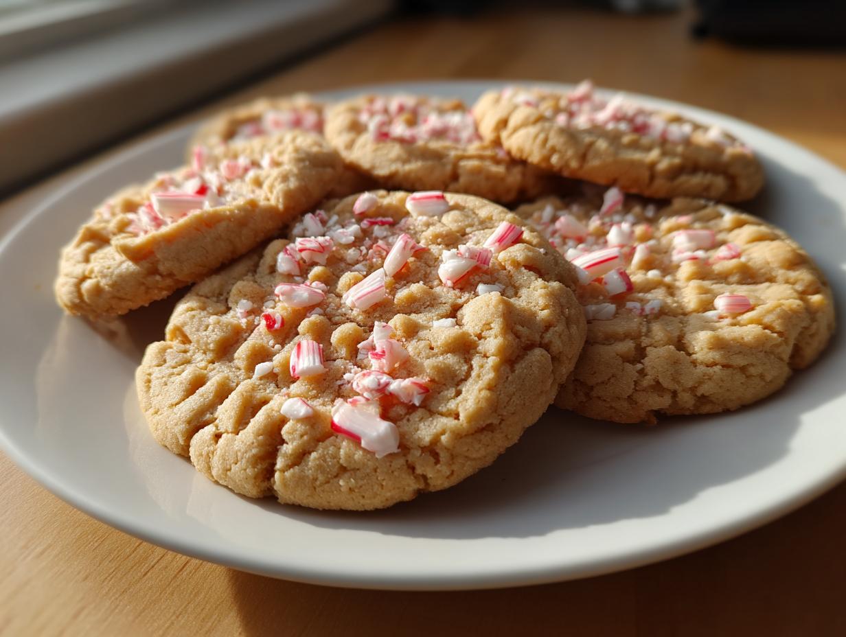 Peanut Butter Candy Cane Cookies for Dogs