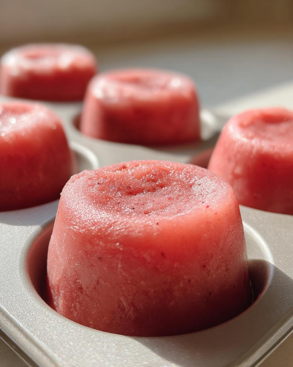Strawberry and Yogurt Frozen Dog Treats